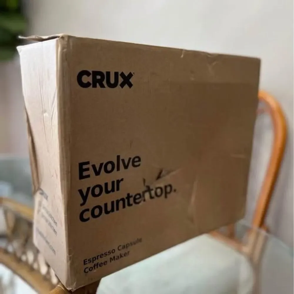 Crux Espresso Machine for Nespresso Pods Programmable Coffee Brewer Capsule Co